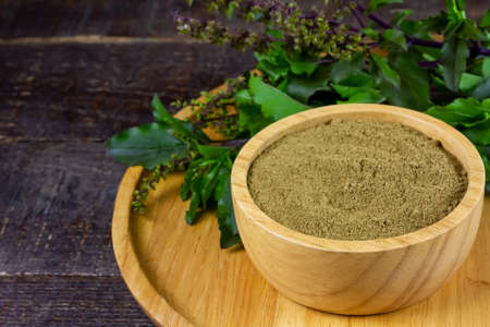 Certified organic Tulasi leaf extract (Ocimum sanctum)