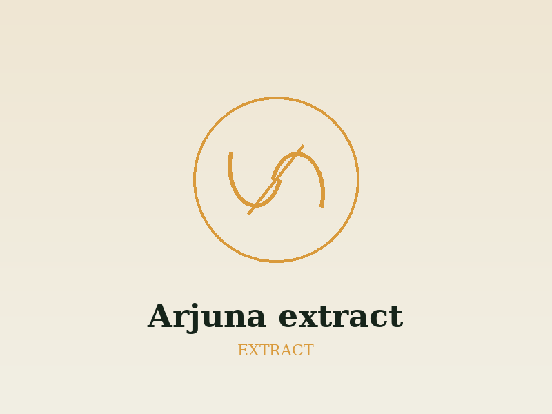 Certified organic Arjuna extract (Terminalia arjuna)