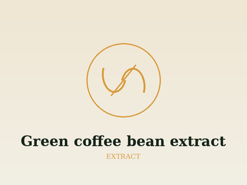 Certified organic Green coffee bean extract (Coffea arabica)