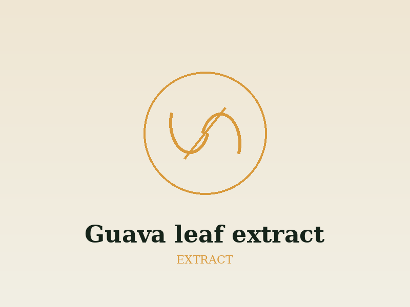 Certified organic Guava leaf extract (Psidium guajava)