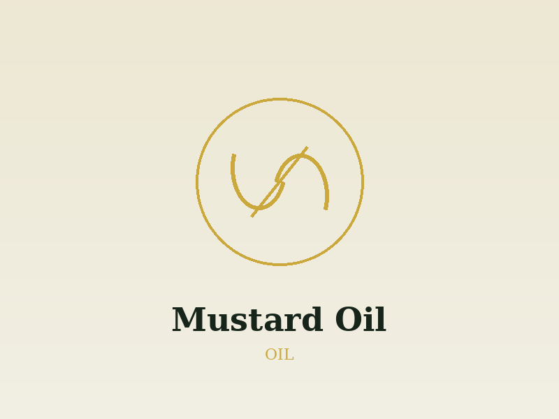 Certified organic Mustard Oil (Brassica juncea)