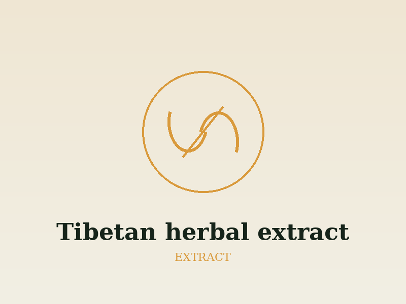Certified organic Tibetan herbal extract (Tibetan medicinal plants)